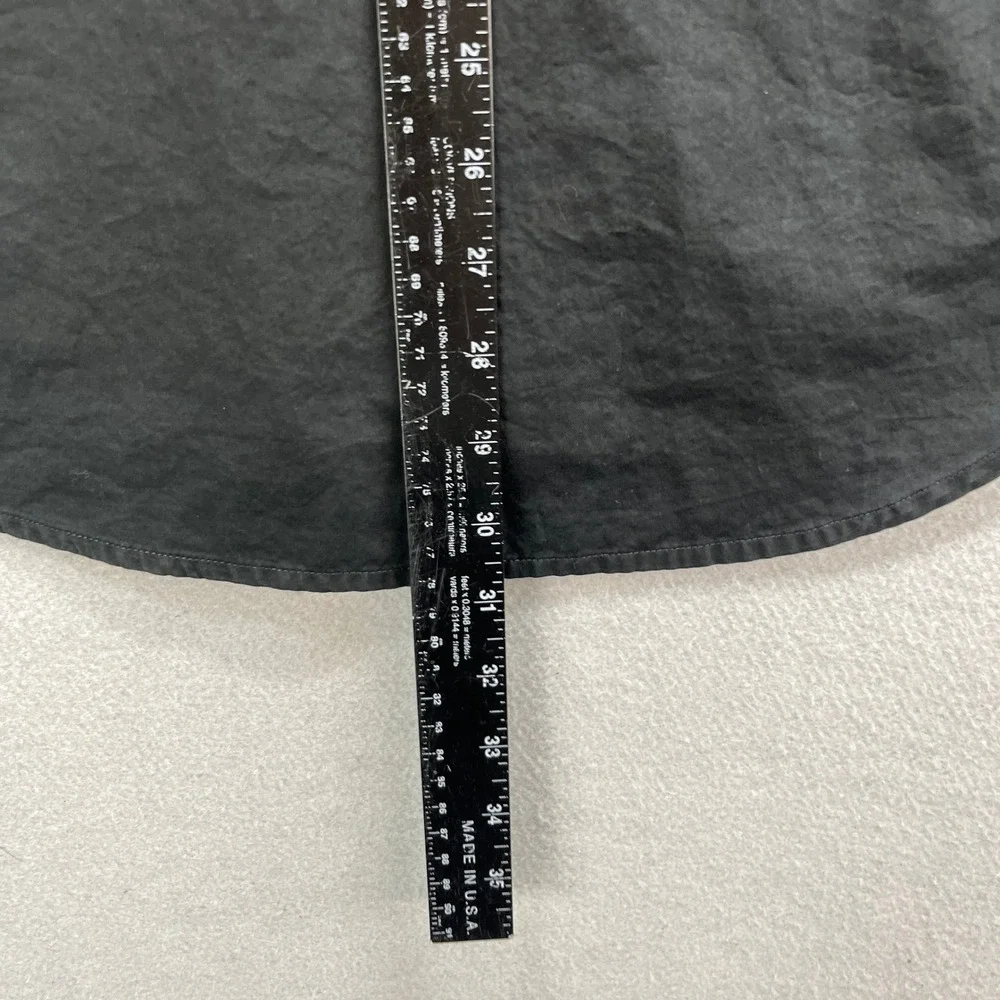 Robert Graham Limited Edition Shirt Mens M Black Embroider Flip Cuff Artsy Bold